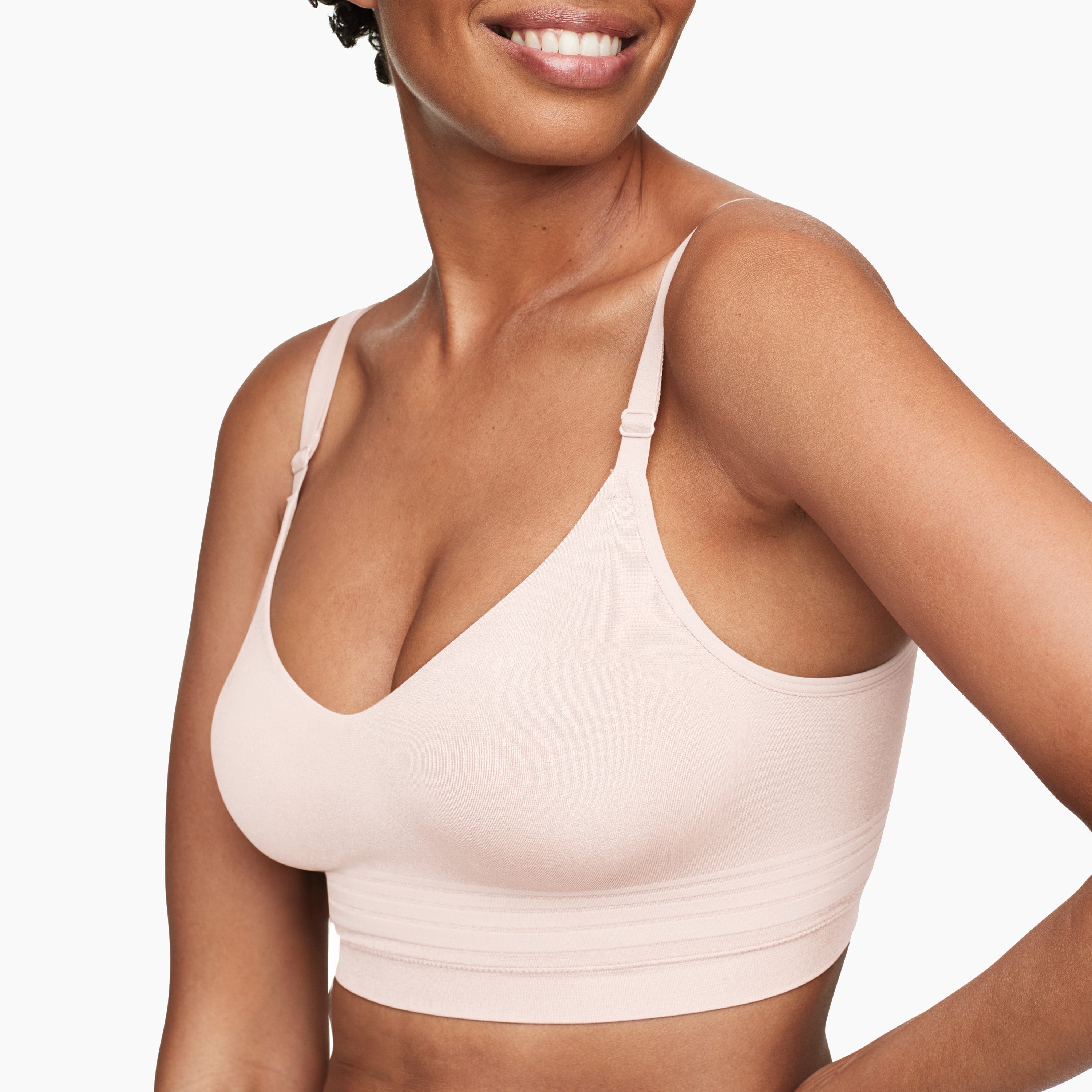 Easy Does It™ Allover Smoothing Seamless Longline Bra