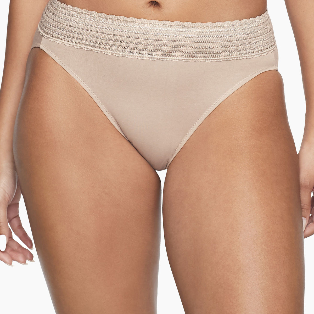 No Pinching, No Problems® DigFree Comfort Lace Cotton HiCut Panty