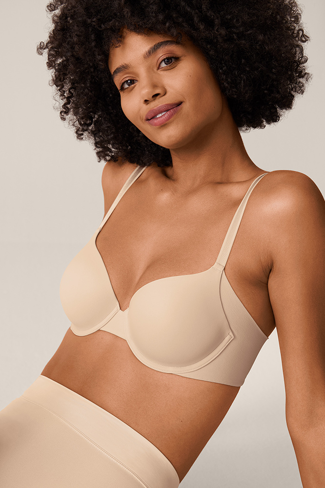 Women's No Wire Brassieres Lifting Full Coverage Lightly Lined Bra