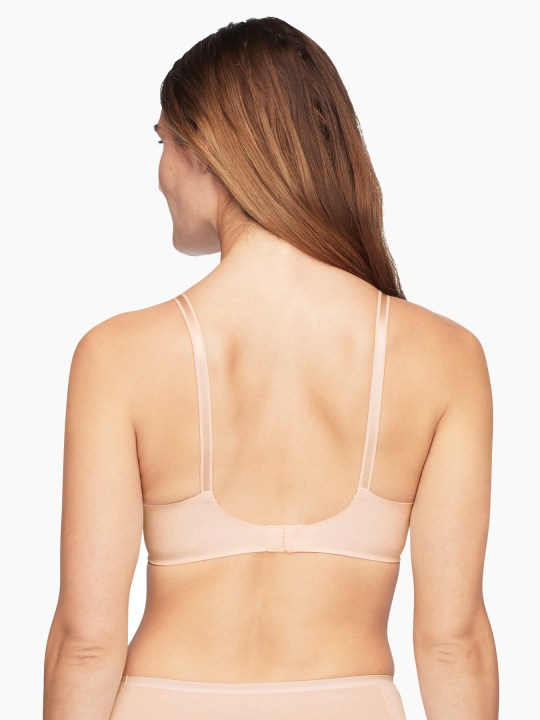 Warner's Wirefree Bra with Lift Back Smoothing Silky Bump Pad Two Toned  1375S 