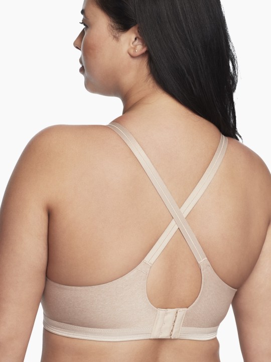 Women's Warner's RM4281A Play it Cool Wire-Free Cooling Racerback Bra  (White 36B)
