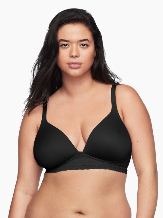 Warners Women's Cloud 9 Wirefree Triangle Bra, Rich Black, 34B : :  Clothing, Shoes & Accessories