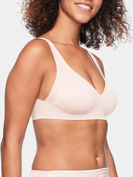 Simply Perfect by Warner's Women's Supersoft Lace Wirefree Bra - Toasted  Almond 34A