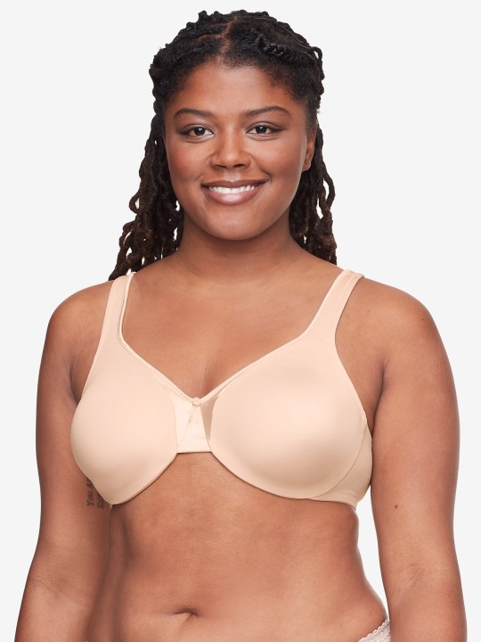 Warners Signature Support Cushioned Underwire for Support and Comfort  Underwire Unlined Full-Coverage Bra 35002A 