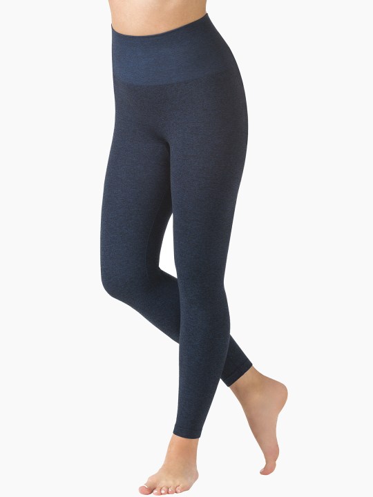 High Waist Tights with Control Top Navy 1 by Hue