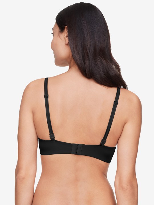 Warner's Women's Elements of Bliss Cushioned Underwire Lightly Lined  Convertible T-Shirt Bra Ra2041a, Black, 38C : : Fashion